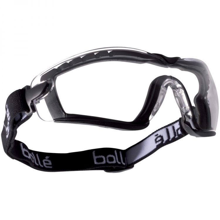 Bolle Safety COBRA HYBRID VERSION COBFSPSI Safety Goggles Platinum Clear